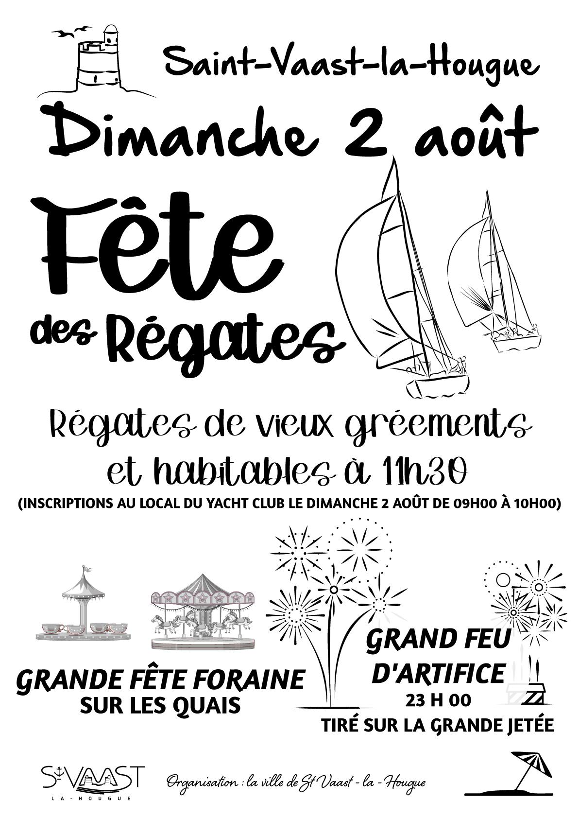 Affiches régates 2 aout 2026